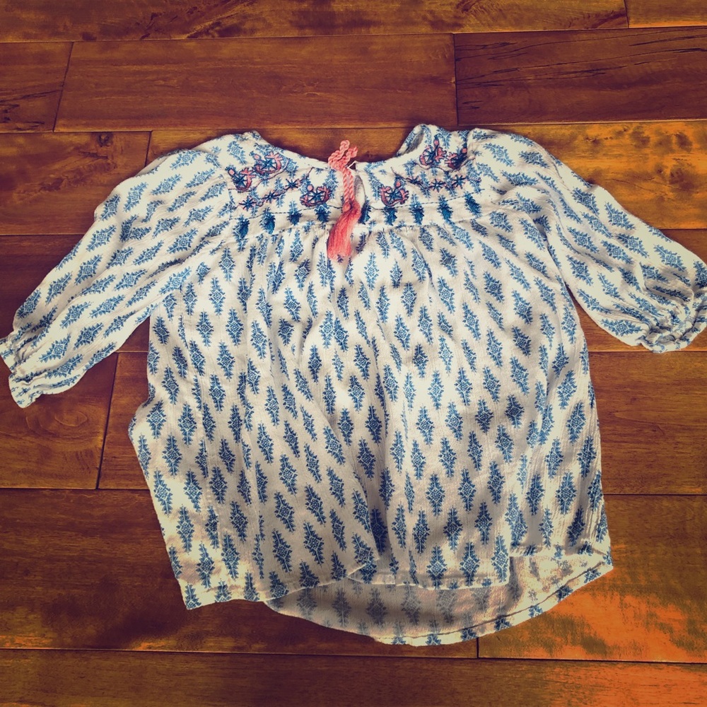 Girls fashion print top
